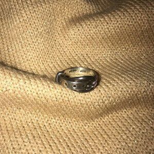 Vintage Mexico Sterling Silver Buckle Ring Sz 7